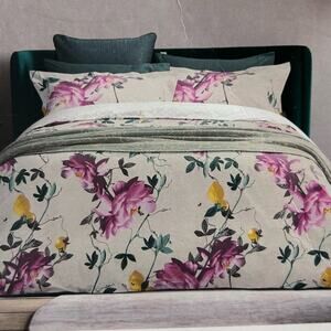 Ted Baker Citrus Bloom Full / Queen Comforter Set + 2 Std Pillow Sham Floral NEW